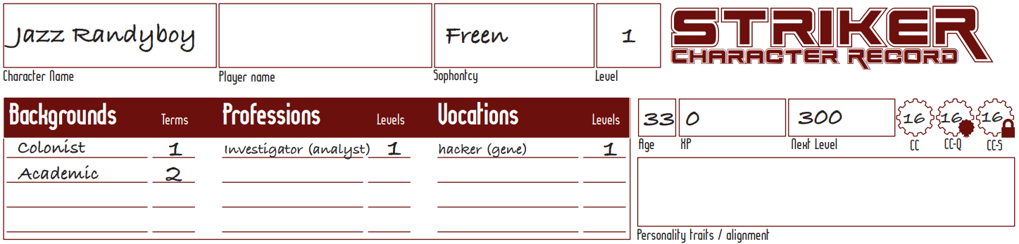 Backgrounds Entry